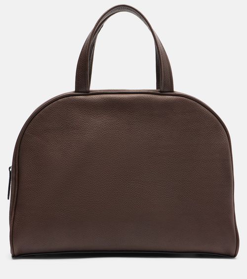 Soft leather top-handle bag