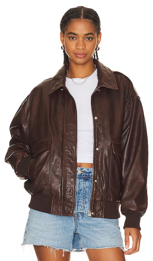 LAMARQUE BLOUSON TATUM en Chocolate.  S. Also en