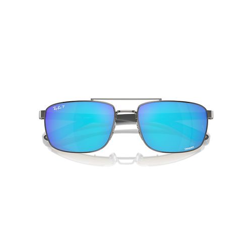 Ray-Ban Rb3737 Chromance Sunglasses Grey Frame Green Lenses Polarized 60-18