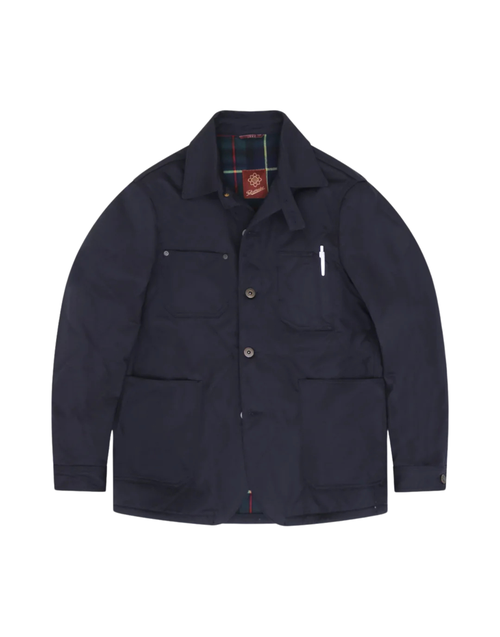 Heritage-Inspired Quilted Workwear Jacket