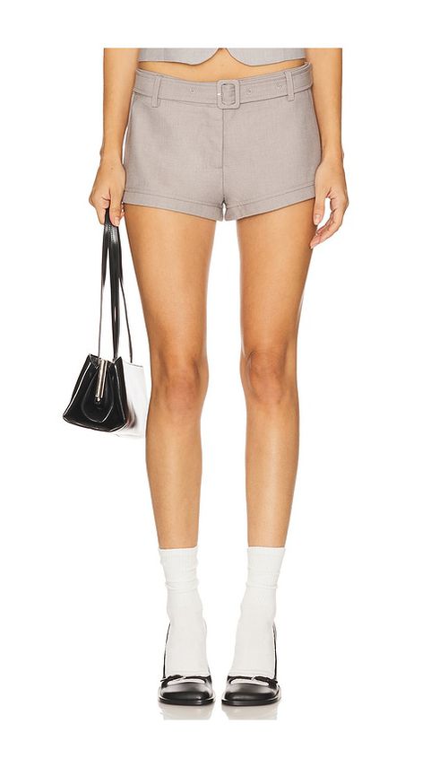 LIONESS Afterglow Mini Short in Grey.  XXS also in L, M, S
