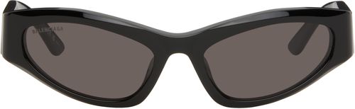 Balenciaga Black Cat-Eye Sunglasses