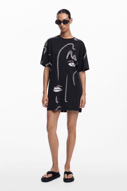 Illustrated dress