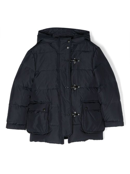 3 Ganci hooded down jacket - Blue