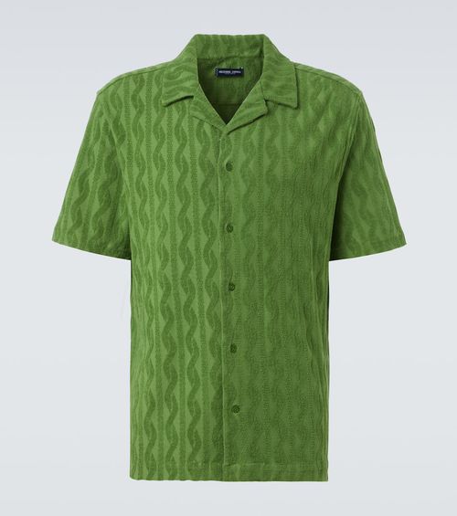 Roberto jacquard cotton terry shirt