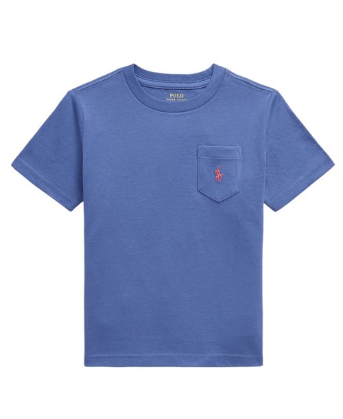 Boys' 2-7 Jersey Pocket T-Shirt - Blue Heaven