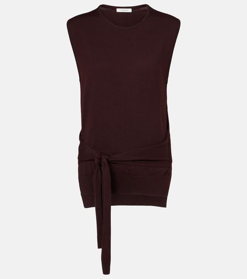 Wool-blend top