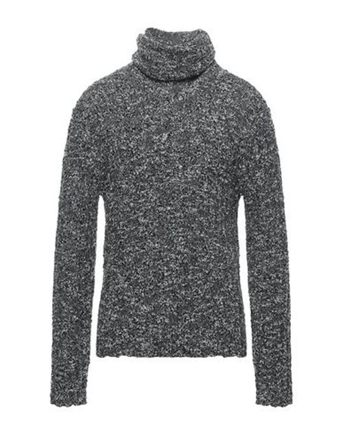 Man Turtleneck Black Size 34 Virgin Wool, Polyamide