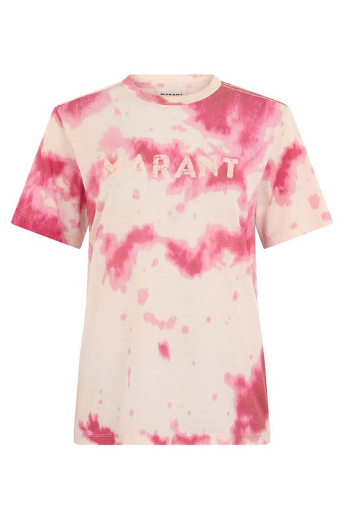 Pink Tie-Dye Crew Neck T-Shirt