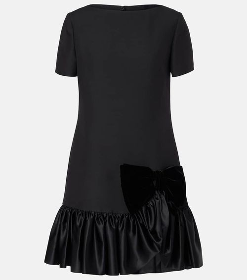 Crepe Couture ruffled minidress