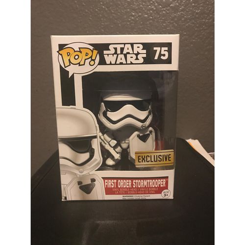 Funko Pop Star Wars First Order Stormtrooper Riot Gear Exclusive Vinyl Bobble Head