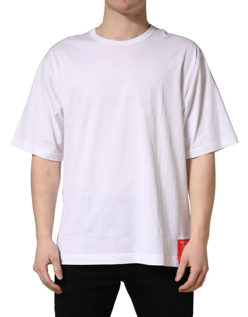 Cotton Crew Neck T-Shirt — White