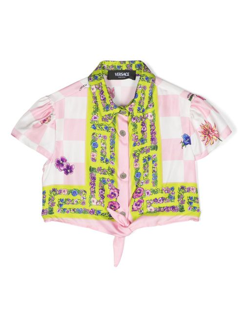 Blossom silk shirt - Pink