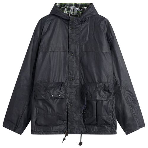 Men's Heritage+ Modified Durham Wax Jacket in Navy