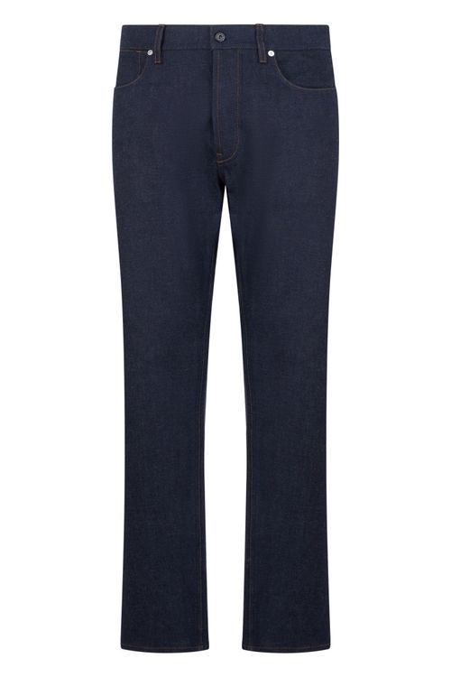 Navy Blue Straight Jeans
