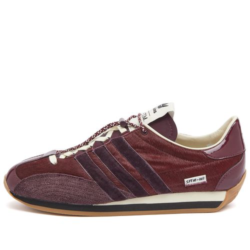 X STFM Country OG Sneaker in Maroon/Core Black/Cream White