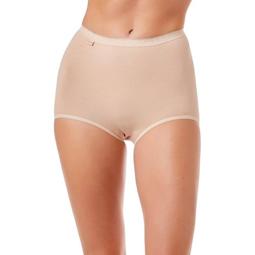 Camille Women's Three Pack Cotton Maxi Briefs in Beige