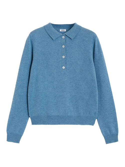 Light blue polo shirt
