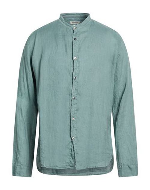 Man Shirt Sage green Size 3XL Linen
