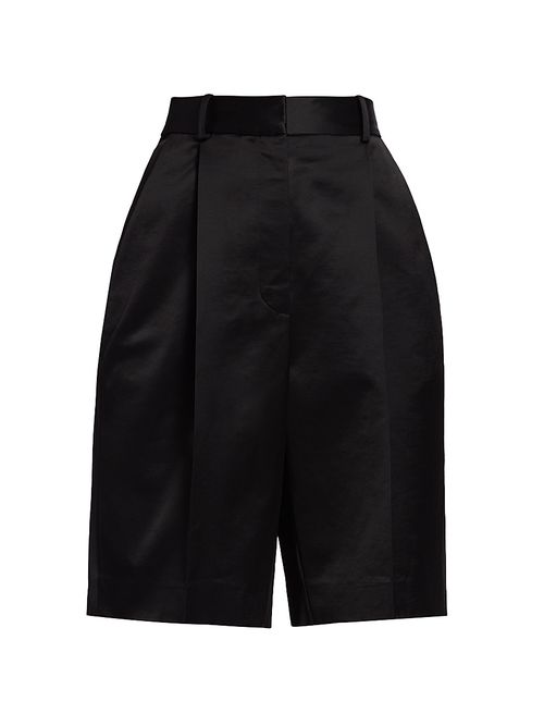 Women's Santa Cruz Satin Shorts - Black