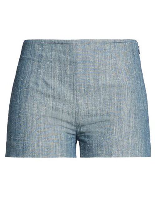 Woman Shorts & Bermuda Shorts Blue Size 2 Cotton, Washi (Japanese paper)