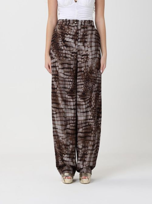 Pants Woman color Brown