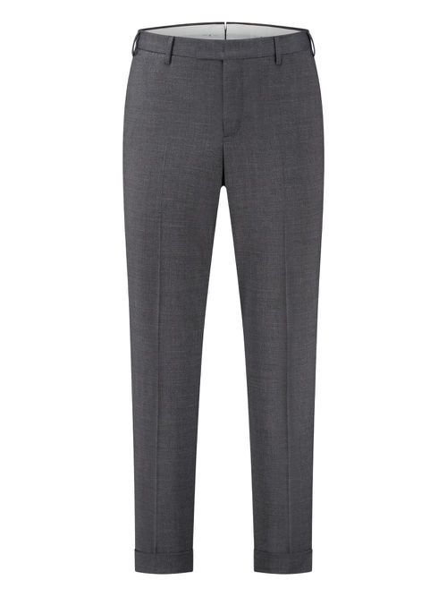 Wool-blend trousers - Grey