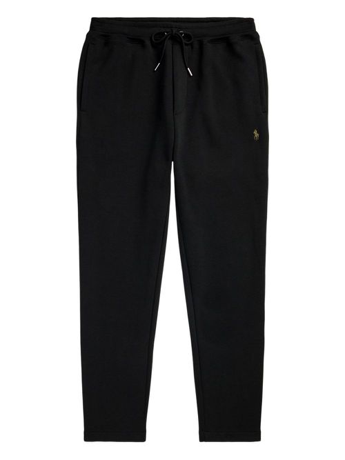 Double-knit logo trousers - Black