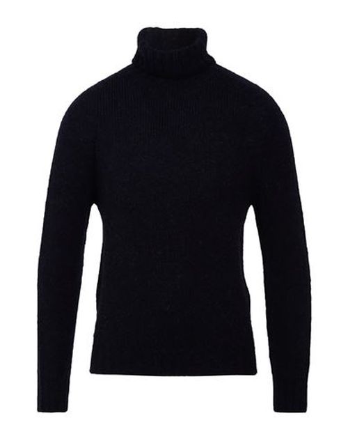 Man Turtleneck Midnight blue Size M Alpaca wool, Polyamide