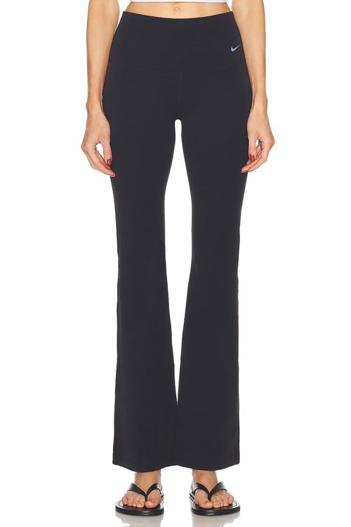 Nike Zenvy High Waisted Flare Legging in Black