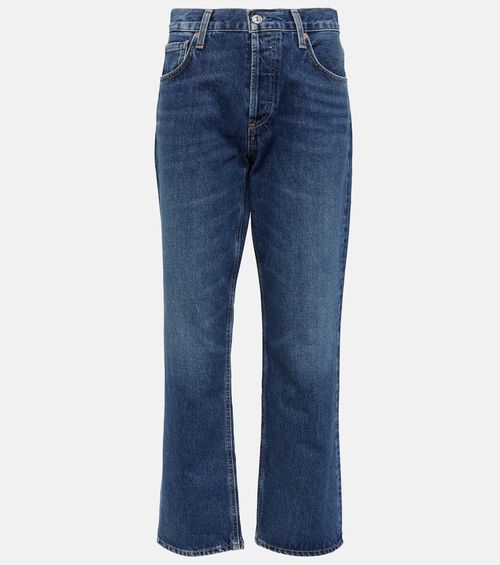 Neve mid-rise straight jeans