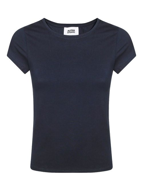 ALPHA STUDIO cotton T-shirt - Blue