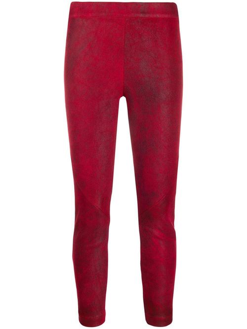 Red julius skinny trousers