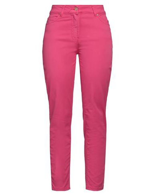 Woman Pants Fuchsia Size 6 Cotton, Elastane