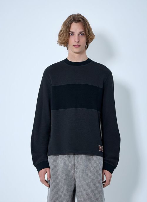 Cotton Jersey Crewneck Sweatshirt