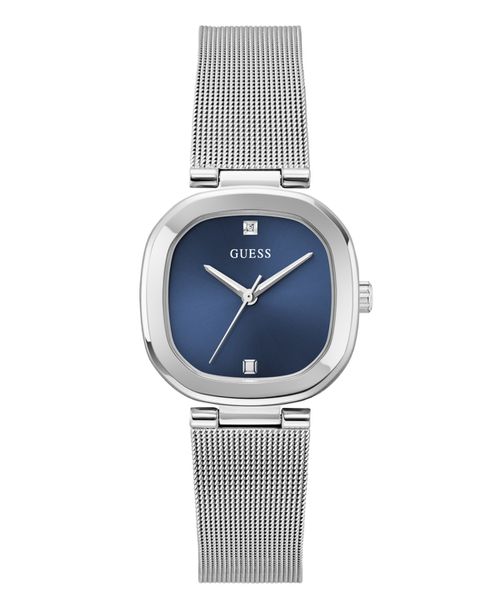 Women's Analog Silver Mesh Watch 32mm - Silver