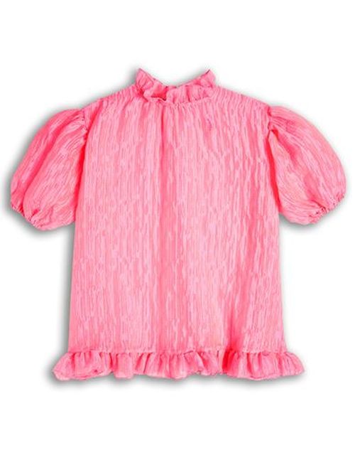 Kid Girl Kids' dress Fuchsia Size 10 Polyester, Polyamide