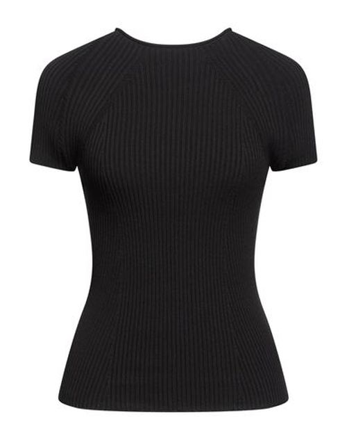 Woman Sweater Black Size M Cotton, Viscose