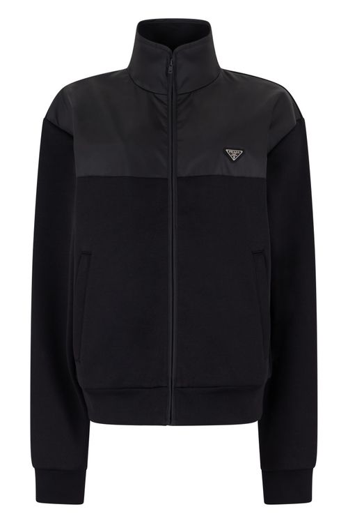 Black Mock Collar Jacket