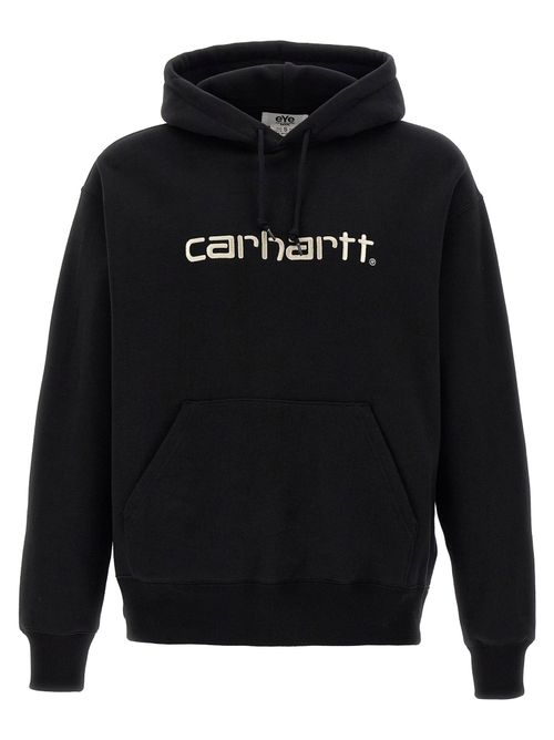 Logo-Embroidered Collaboration Hoodie — Black