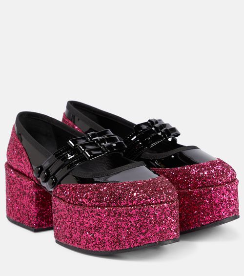 X Repetto platform mary janes