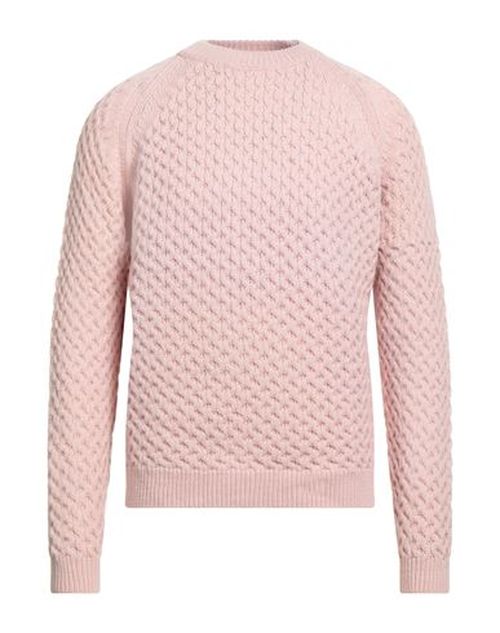 Daniele Fiesoli Lab Man Sweater Light pink Size L Merino Wool