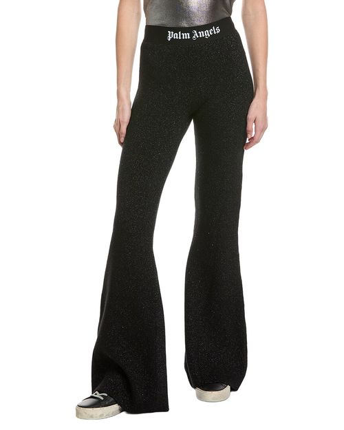 Wide Leg Knit Wool-Blend Pant