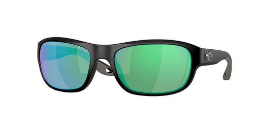 Costa Del Mar Clipperton Polarized 911902 Men's Sunglasses Black Size 58