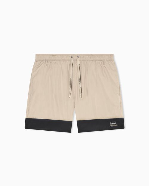 Minimal swim boxers in technical fabric