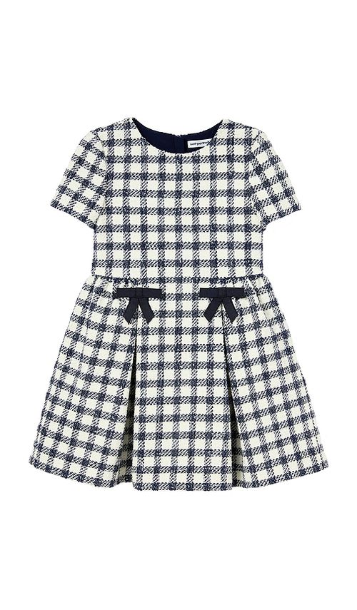 Self-portrait Kids Check Boucle Dress in Navy. 4/5T also /6T, 6/7