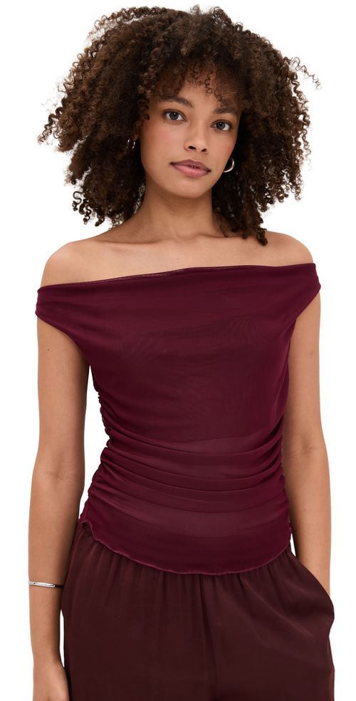 Amalie Top Burgundy