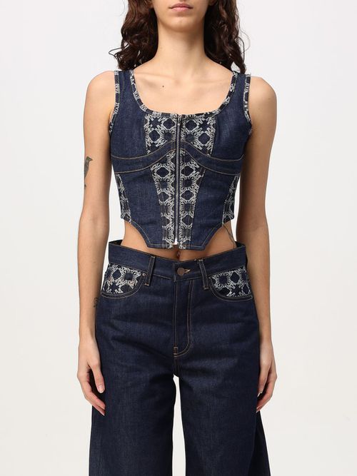 Top Woman color Blue