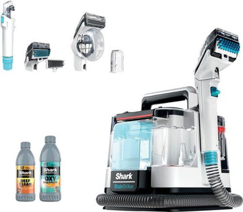 StainStriker Portable Carpet & Upholstery Cleaner - Spot, Stain, & Odor Eliminator - White
