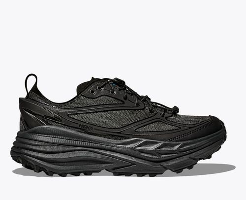 HOKA Stinson One7 + Dover Street Market Shoes in Black/Carbon Black